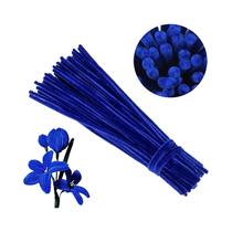 Conjunto De 6 Cores Gradientes Azuis De Limpadores De Cachimbo (Chenille Stems) - 100/300 Peças Para