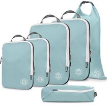 Conjunto de 6 Cubos de Compressão para Viagem TRIPPED - Organizadores de Mala