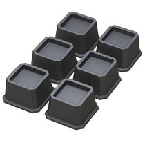 Conjunto de 6 elevadores de cama pesados Bed Risers Whynonap de 5 cm