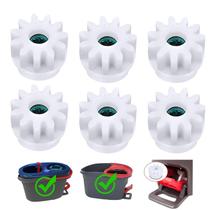 Conjunto de 6 Engrenagens para Balde de Mopa Giratória YWSHF em Aço Inoxidável