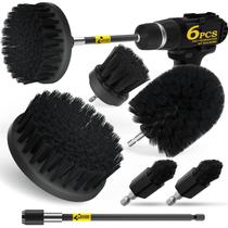 Conjunto de 6 Escovas de Limpeza para Furadeira Holikme Conjunto de 6 Escovas de Limpeza para Furadeira Holikme