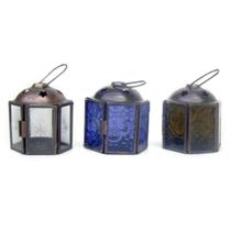 Conjunto de 6 Lanternas de Vela Estilo Antigo INDIA OVERSEAS TRADING CORP 7,5 cm Conjunto de 6 Lanternas de Vela Estilo Antigo INDIA OVERSEAS TRADING CORP 7,5 cm