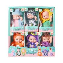 Conjunto De 6 Mini Bonecas Para Meninas, Bonecas Reborn Fofas, Presente De Páscoa E Aniversário,