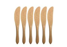 Conjunto de 6 Mini Espátulas Bambu