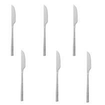 Conjunto de 6 pcs de Aço Inox Detalhes de Bamboo Elegância Gamma