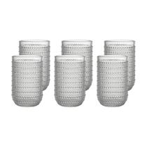 Conjunto de 6 Peças Copos Baixos Vidro Esfera 430ml Haus