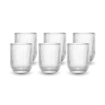 Conjunto de 6 Peças Copos Baixos Vidro Reluz 250ml Haus Concept