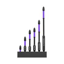 Conjunto De 6 Peças De Bits Magnéticos Para Chave De Impacto Em Aço Liga D1, Resistentes a Impactos,