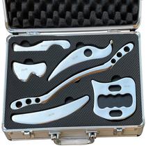 Conjunto de 6 Peças de Ferramentas de Massagem Gua Sha em Aço Inoxidável NCCYOOT Conjunto de 6 Peças de Ferramentas de Massagem Gua Sha em Aço Inoxidável NCCYOOT