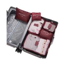 Conjunto De 6 Peças De Sacos De Armazenamento De Roupas Portáteis Para Viagem, Organizador De