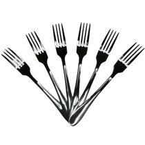 Conjunto de 6 Peças de Talheres de Mesa de Inox Ideal pra Restaurantes Bares e Buffet