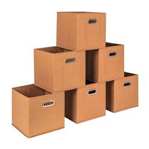 Conjunto de 6 peças de terracota Storage Cube Bins Household Essentials