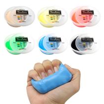 Conjunto de 6 peças Hand Exercise Putty CanDo Theraputty Plus de 4 onças Conjunto de 6 peças Hand Exercise Putty CanDo Theraputty Plus de 4 onças