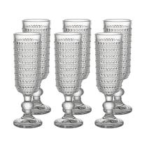 Conjunto de 6 Peças Taças para Espumante Esfera Vidro 150ml Haus Concept