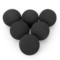 Conjunto de 6 pedras de fogo redondas Stanbroil de 13 cm de cerâmica