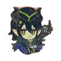 Conjunto De 6 Pins De Esmalte Chibi Dos Líderes Do Dormitório Twisted Wonderland, Artesanato Premium