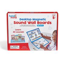 Conjunto de 6 placas de parede de som magnético hand2mind Conjunto de 6 placas de parede de som magnético hand2mind