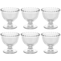 Conjunto de 6 Porta Ovos de Cristal Pearl 6cm - Wolff