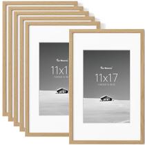 Conjunto de 6 porta-retratos Fun Memories 11x17 para fotos de 8x12 Conjunto de 6 porta-retratos Fun Memories 11x17 para fotos de 8x12