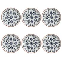 Conjunto De 6 Pratos Coimbra 26 Cm -Porto Brasil Conjunto De 6 Pratos Coimbra 26 Cm -Porto Brasil