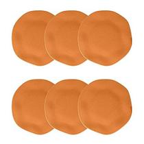 Conjunto de 6 Pratos Fundos 22,5cm Ryo Papaya - Oxford Conjunto de 6 Pratos Fundos 22,5cm Ryo Papaya - Oxford