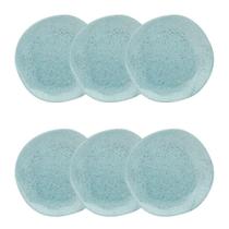 Conjunto de 6 Pratos Fundos Blue Bay Oxford