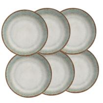 Conjunto De 6 Pratos Raso Coup Durban Ceramica Alleanza 20cm Conjunto De 6 Pratos Raso Coup Durban Ceramica Alleanza 20cm