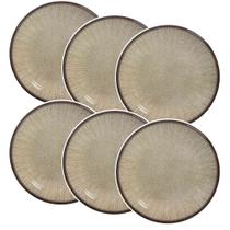 Conjunto de 6 Pratos Raso de Cerâmica Mônaco 29cm - Alleanza Conjunto de 6 Pratos Raso de Cerâmica Mônaco 29cm - Alleanza