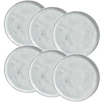 Conjunto de 6 Pratos Raso Stoneware Bio Echo 27,5cm - Porto Brasil