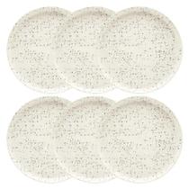 Conjunto De 6 Pratos Rasos 26Cm Flat Chuvisco Oxford Conjunto De 6 Pratos Rasos 26Cm Flat Chuvisco Oxford