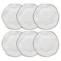 Conjunto De 6 Pratos Rasos 27,5Cm Ryo Maresia Oxford Conjunto De 6 Pratos Rasos 27,5Cm Ryo Maresia Oxford