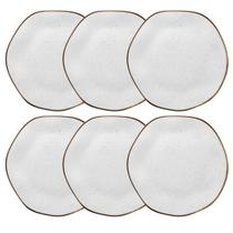 Conjunto de 6 Pratos Rasos 27,5cm Ryo Maresia