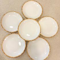 Conjunto de 6 Pratos Rasos Bambu
