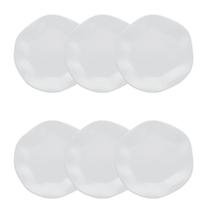Conjunto de 6 Pratos Sobremesa 21,5m Ryo White Conjunto de 6 Pratos Sobremesa 21,5m Ryo White