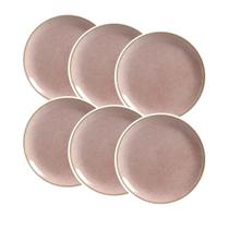 Conjunto de 6 Pratos Sobremesa de Cerâmica Coup Dominica 21cm - Alleanza Conjunto de 6 Pratos Sobremesa de Cerâmica Coup Dominica 21cm - Alleanza
