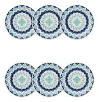 Conjunto De 6 Pratos Sobremesa Donna Lola