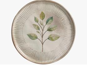 Conjunto de 6 Pratos sobremesa Evergreen 27,5cm Porto Brasil cerâmica Conjunto de 6 Pratos sobremesa Evergreen 27,5cm Porto Brasil cerâmica