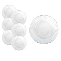 Conjunto de 6 Pratos Temperado Primavera 22cm Duralex Fundo Conjunto de 6 Pratos Temperado Primavera 22cm Duralex Fundo