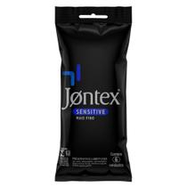 Conjunto de 6 Preservativos Lubrificados Sensitive Jontex