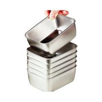 Conjunto De 6 Recipientes De Armazenamento De Alimentos Em Aço Inoxidável À Prova De Vazamentos Com