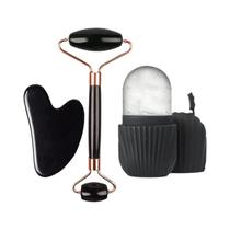 Conjunto De 6 Rolos Faciais, Ferramenta De Cuidados Com a Pele, Rolo De Gelo, Conjunto De Três Peças