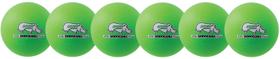 Conjunto de 6 skins Dodgeball Champion Sports Rhino, verde neon