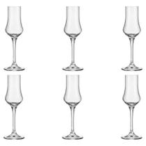 Conjunto de 6 Taças de Cristal para Grappa 100ml Classic Conjunto de 6 Taças de Cristal para Grappa 100ml Classic