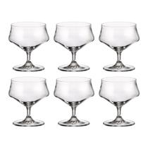 Conjunto de 6 Taças de Sobremesa 295ml Cettia Crystal Bohemia
