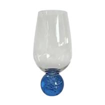 Conjunto De 6 Taças De Vidro Base Esfera Azul 550Ml Linha Sintonia BTC Conjunto De 6 Taças De Vidro Base Esfera Azul 550Ml Linha Sintonia BTC