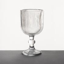 Conjunto de 6 Taças de Vidro Canelado para Água 390ml Conjunto de 6 Taças de Vidro Canelado para Água 390ml