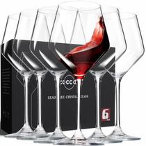 Conjunto de 6 Taças de Vinho Coccot 470 ml Cristal Sem Chumbo Conjunto de 6 Taças de Vinho Coccot 470 ml Cristal Sem Chumbo