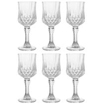 Conjunto de 6 Taças para Licor de Vidro Diamond 60ml - Lyor