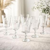 Conjunto De 6 Taças Trancoso Em Vidro Transparente 320ml Conjunto De 6 Taças Trancoso Em Vidro Transparente 320ml