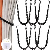 Conjunto de 6 talões de madeira Curtain Tiebacks KLOGTSIND para cortinas de janela